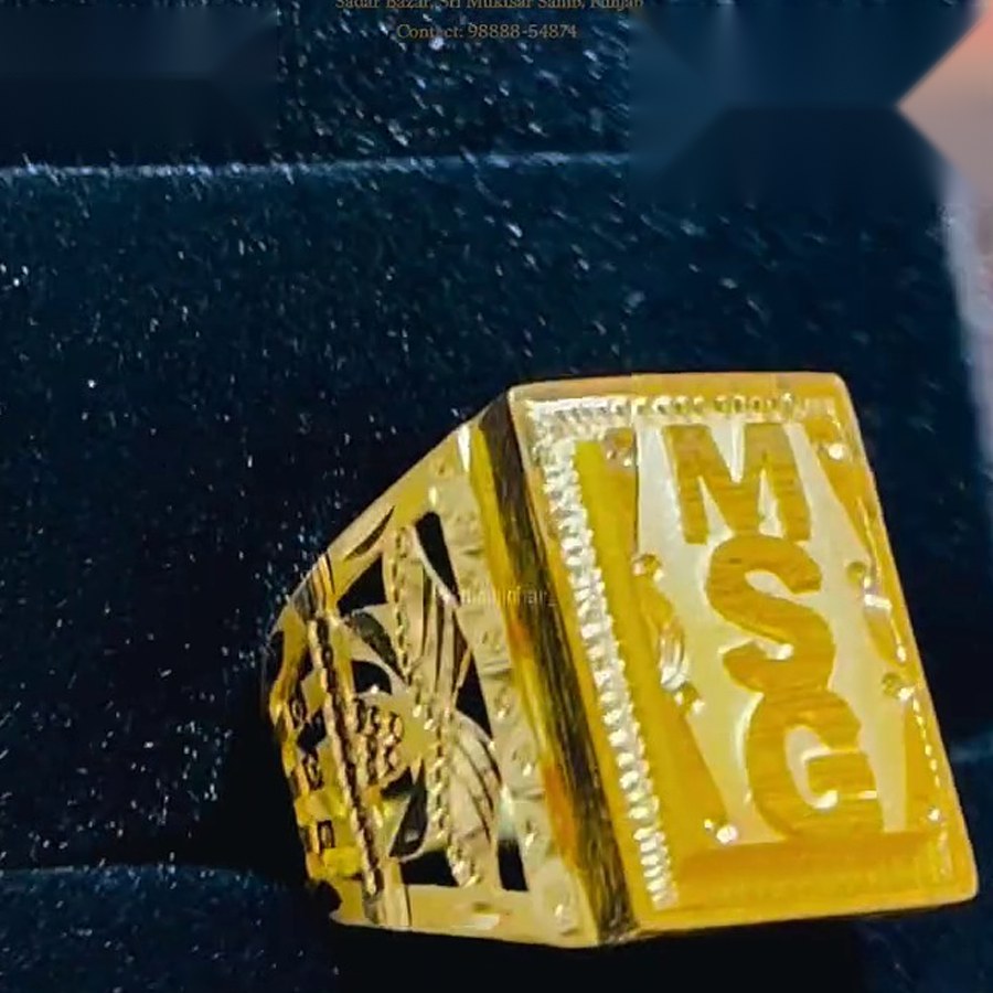 Custom Engraved Ring from Sukhdev Jewellers and Sons