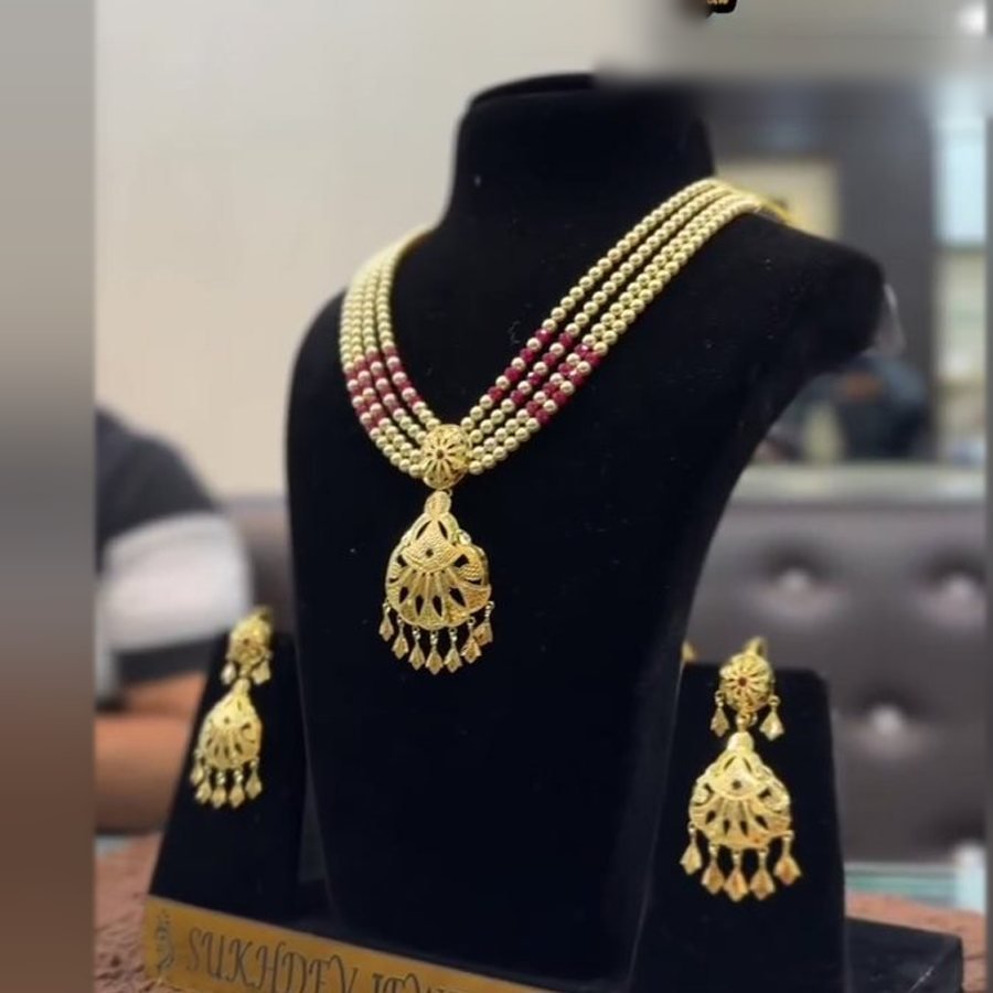 Pearl Rani Haar Set from Sukhdev Jewellers and Sons